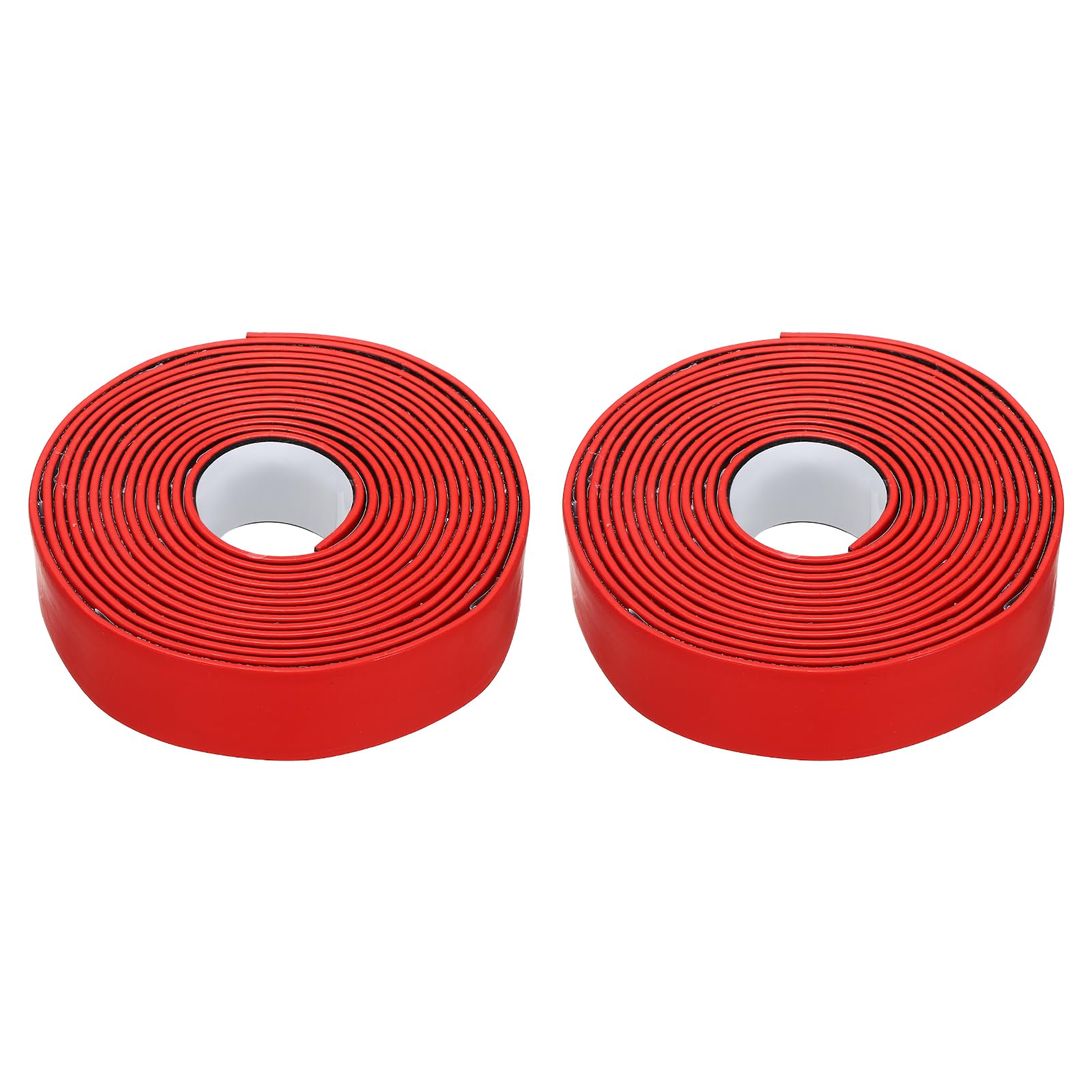 Nexarelle 2PCS Smoke Fire Seal Strip, 9.8 Feet Expandable Door Seal Tape Self Adhesive Graphite Rubber Composite Material for Fire Rated Windows Steel Doors, 30mm/1.18" Wx 2mm/0.08" T, Red