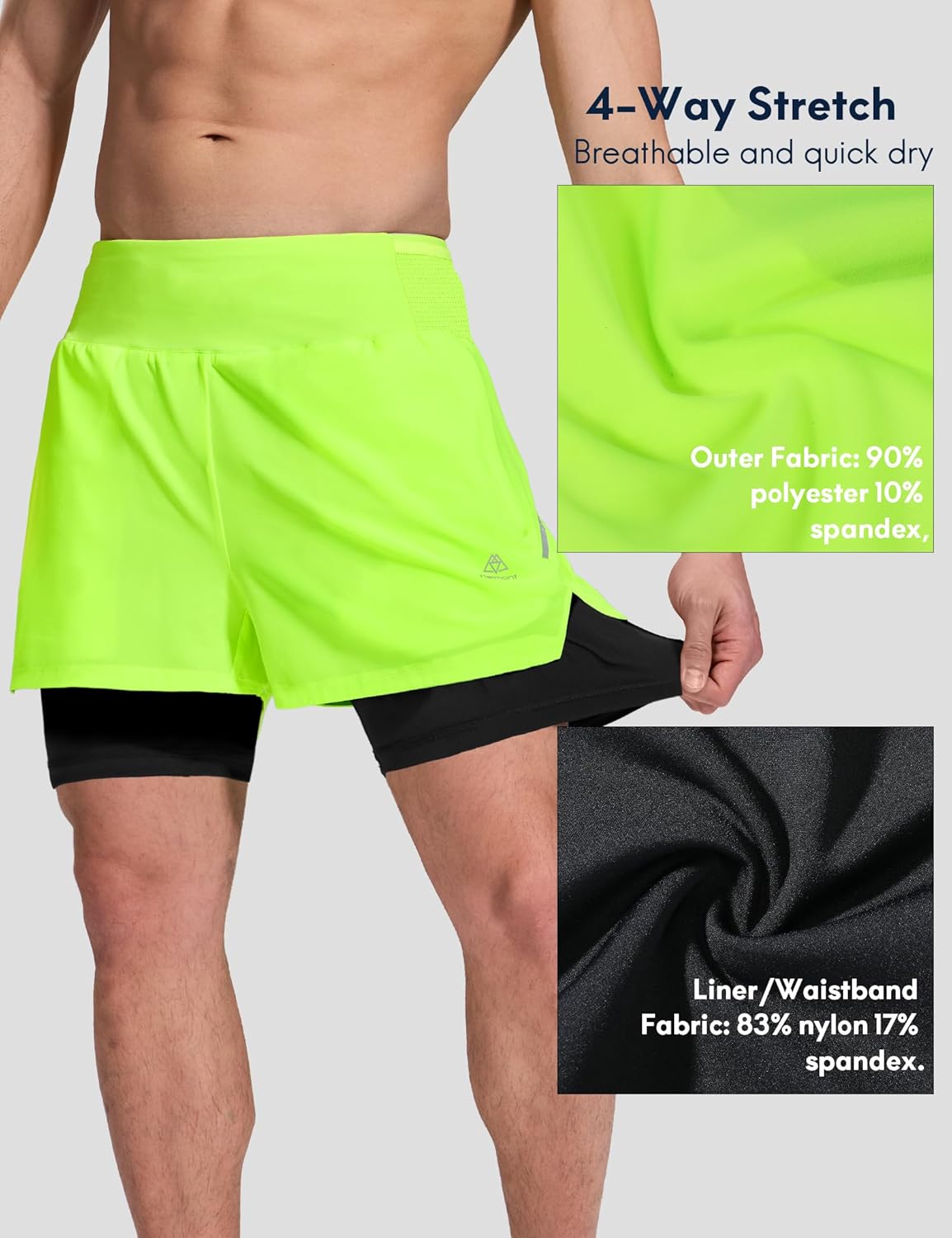 Haimont Shorts de corrida masculino 2 em 1 7,6 cm, short esportivo leve de secagem rápida para academia com forro e bolsos com zíper em promoção! Veja a oferta e mais achadinhos de Shorts & Bermudas 5 Hoje é o melhor dia para comprar Haimont Shorts de corrida masculino 2 em 1 7,6 cm, short esportivo leve de secagem rápida para academia com forro e bolsos com zíper com aquele preço maroto! Promoção! Aproveite a oferta! 5