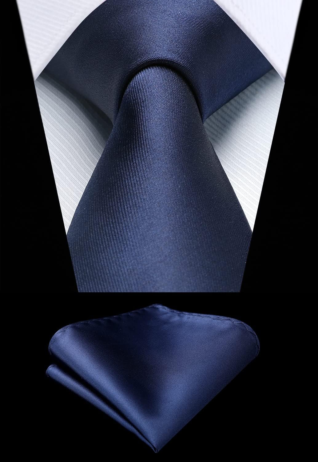 Enlision Boys Tie Kids Necktie with Pocket Square Set Ties for Boy Formal Neck Strap Youth Tie for Kids Party School - Image 5