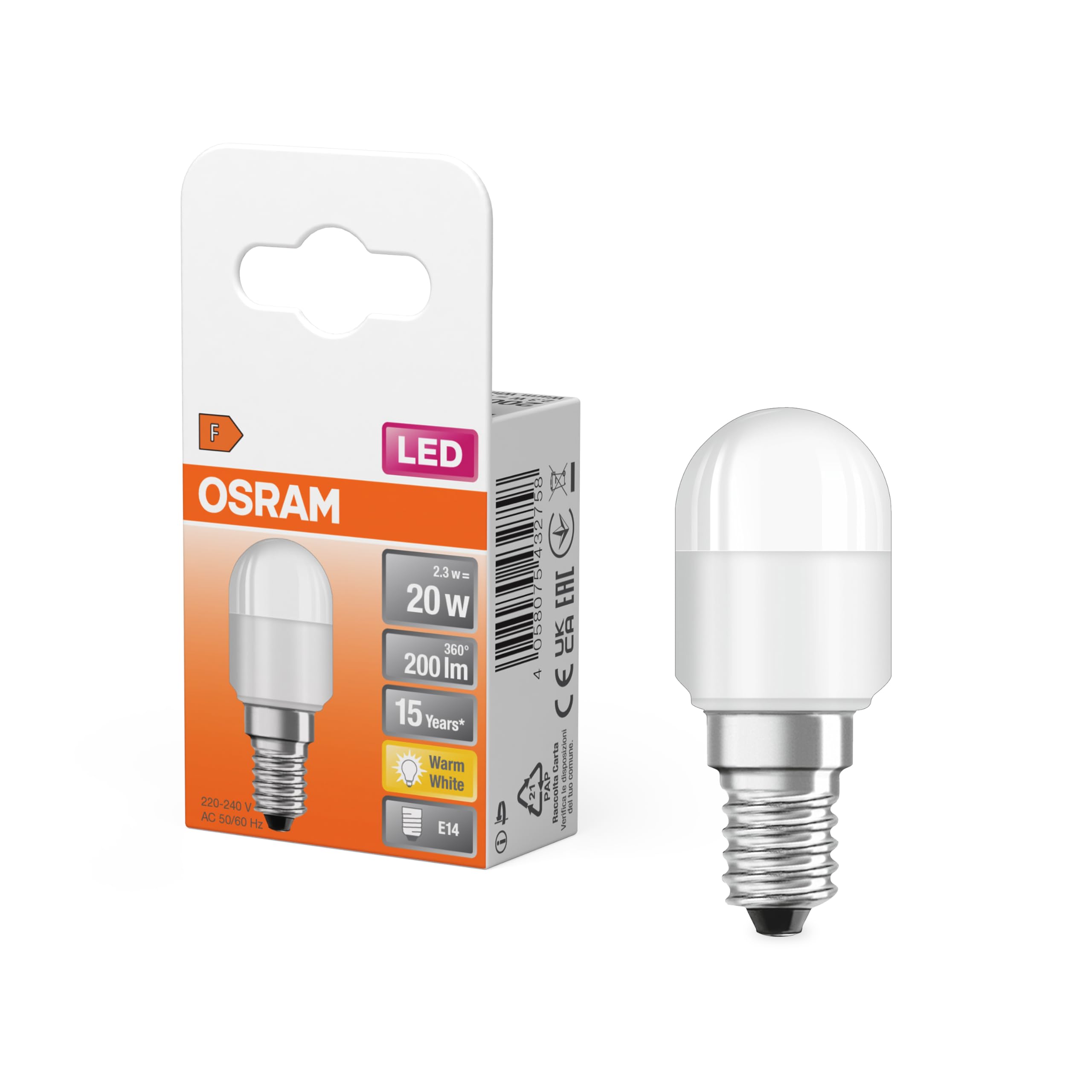Osram Led Special T26 20 Warm White 2.3 W W14