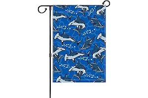WHPCT Shark Garden Flag: A Fin-tastic Touch to Your Outdoor Oasis