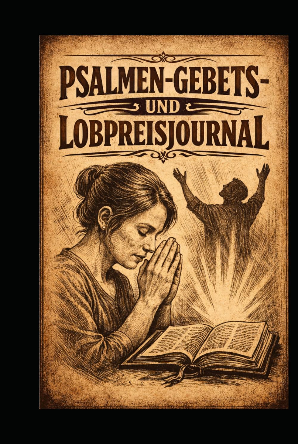 PSALMEN-GEBETS- UND LOBPREISJOURNAL: 150 biblische Texte: die Ihnen helfen: Gott täglich zu loben: Ihren Glauben zu stärken und ein Leben in Dankbarkeit und Vertrauen zu führen.