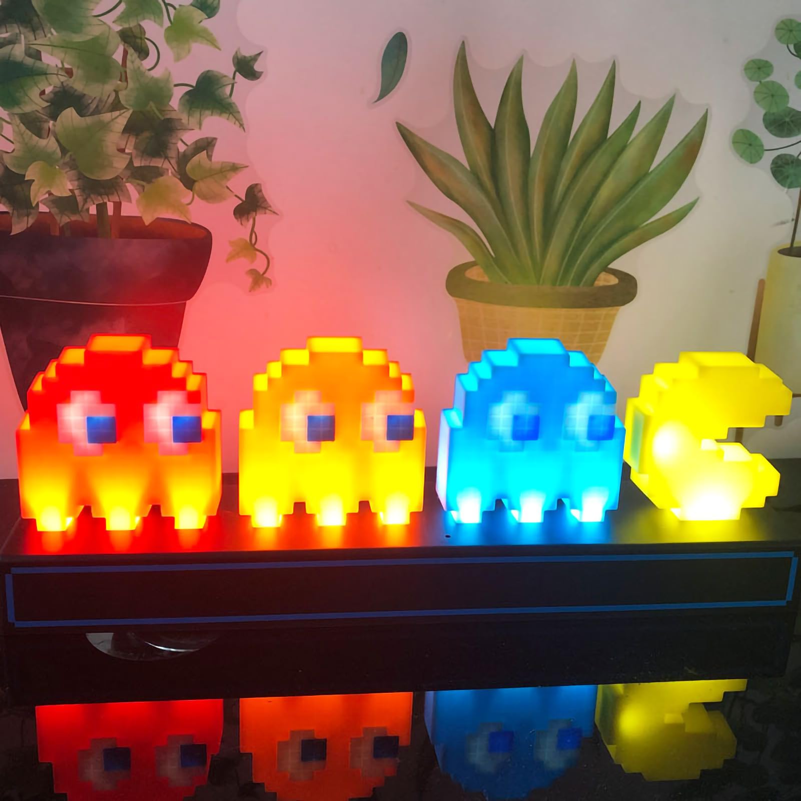 Spacnana Lovely Voice Control Night Light, Colorful USB Night Lamp Cute Appearance for Room Decoration (Colorful) - Image 2