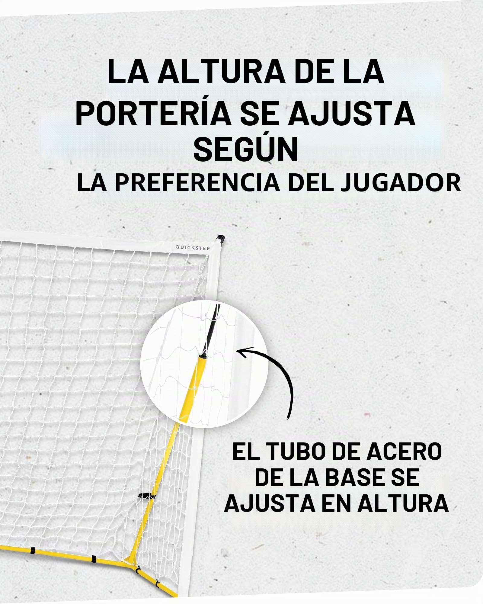 SKLZ Quickster Soccer Goal Portero de Fútbol Portátil y Net