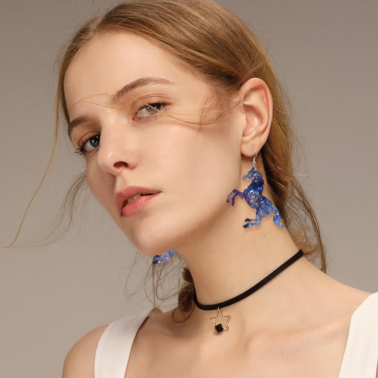 SUPERDANT Horse Leather Cutting Dies - Wooden Die Cut For Earrings, Keychains & Crafts