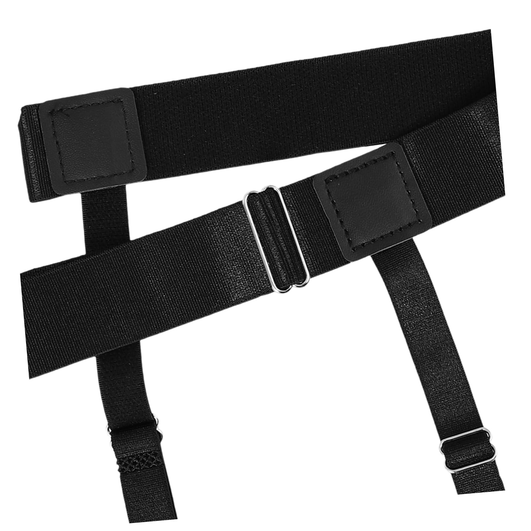 Healeved 2pcs Adjustable Shirt Garters for Men Non Slip Elastic Shirt Suspenders Tucked Comfortably Stylish Pants Accessory