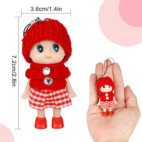 Miniatura 7 de Sealive 6 muñecas pequeñas para niñas  Muñecas de moda de 3 pulgadas  Mini muñeca sorpresa regalo para niños  Accesorios de decoración de muñecas