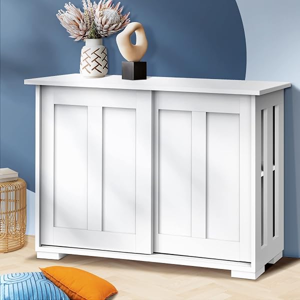 OIKITURE Buffet Cabinet with Sliding Door