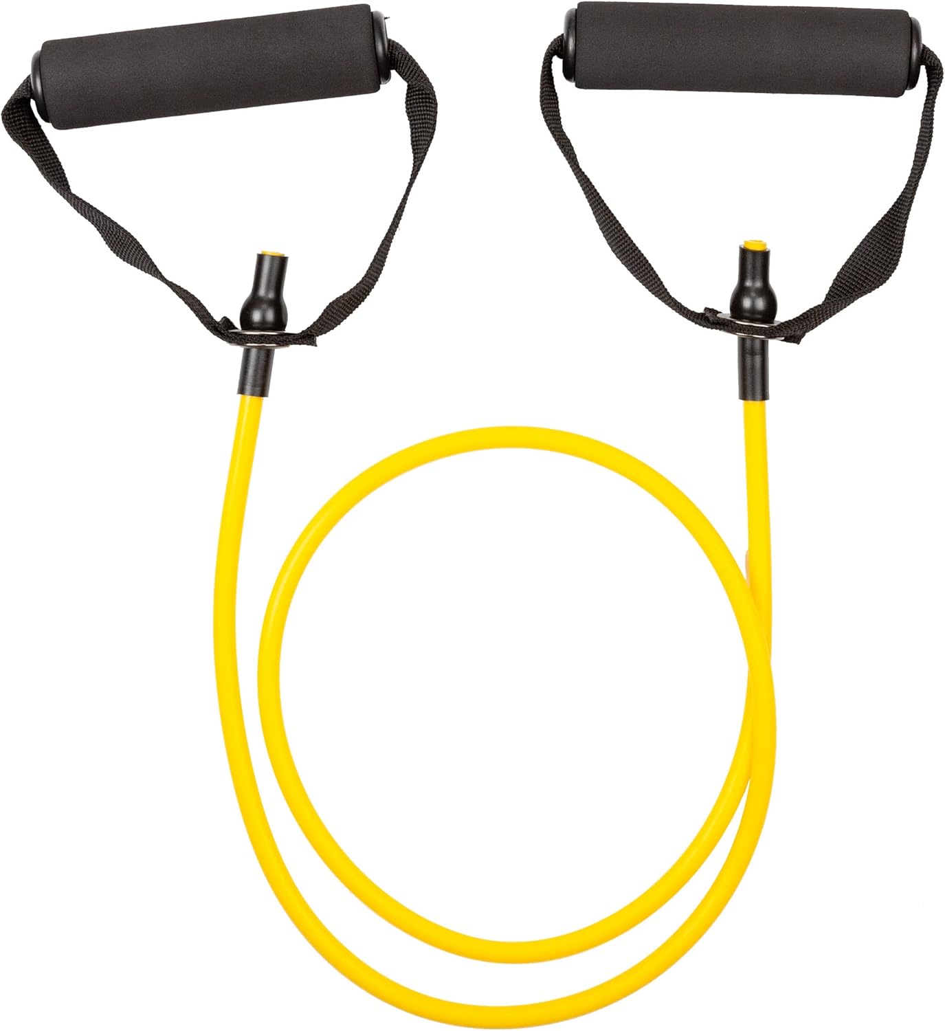 VFM Pursuit Fitness Yellow 10lbs Light Resistance Band With Handle
