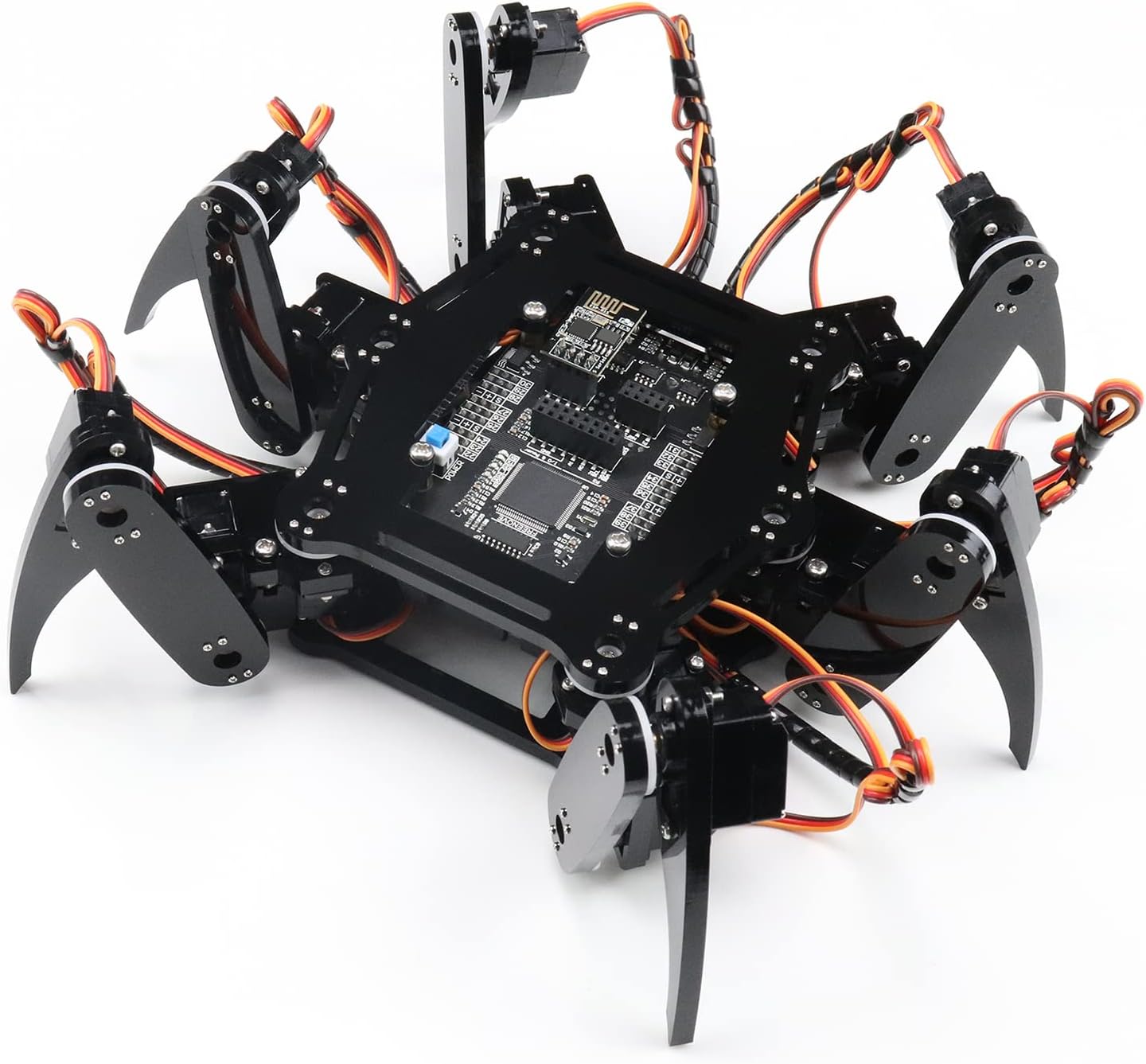 Freenove Hexapod Robot Kit (Compatible with Arduino IDE), Walking Crawling Twisting, App Remote Control, Servo STEM Project