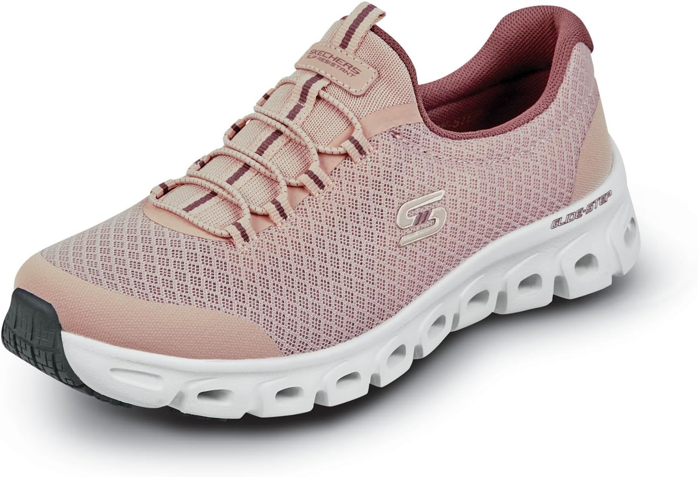 Women's Glide-Step MaxTrax Soft Toe SRO Slip-On Athletic