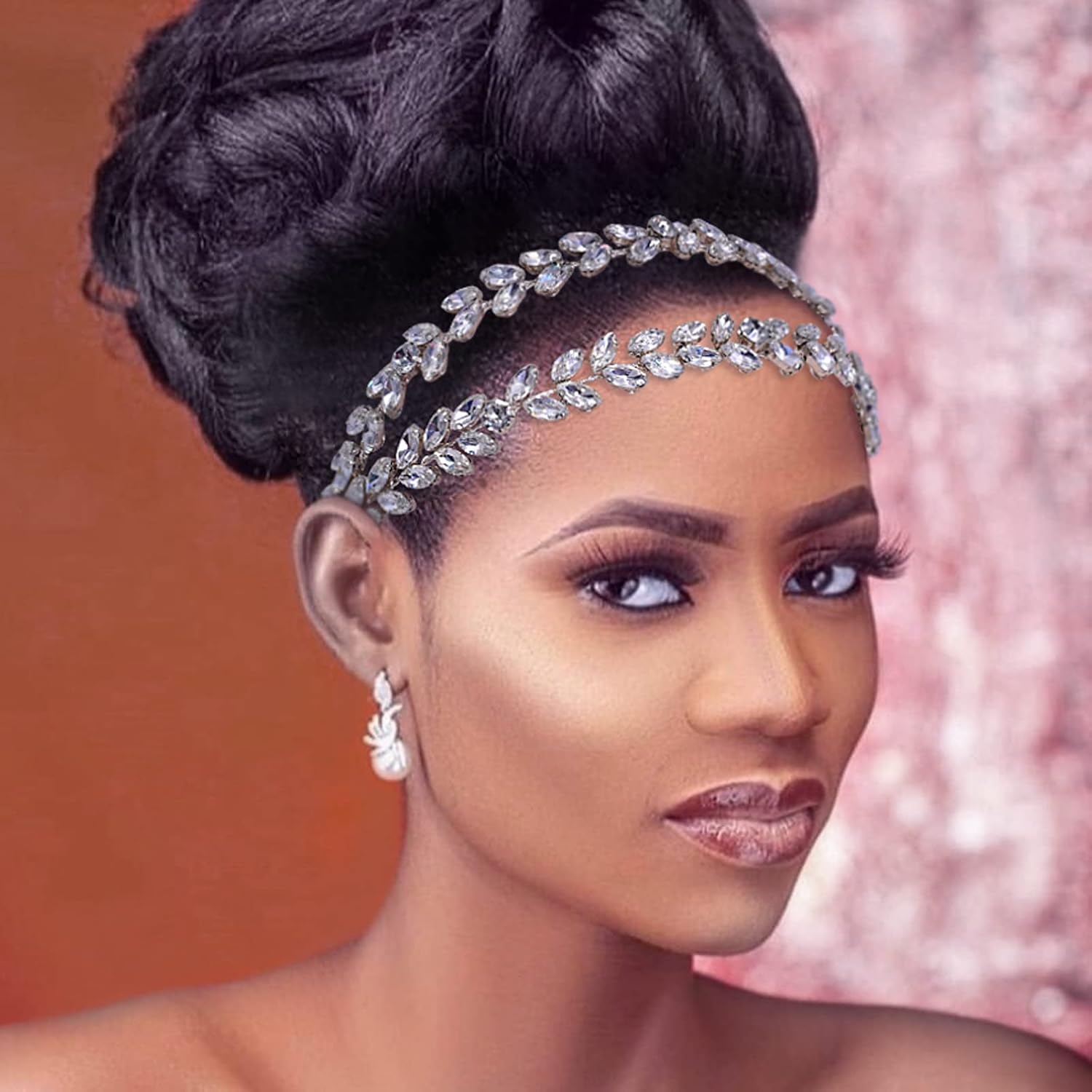 ULAPAN Bridal Diamond Headpieces for Wedding Headbands