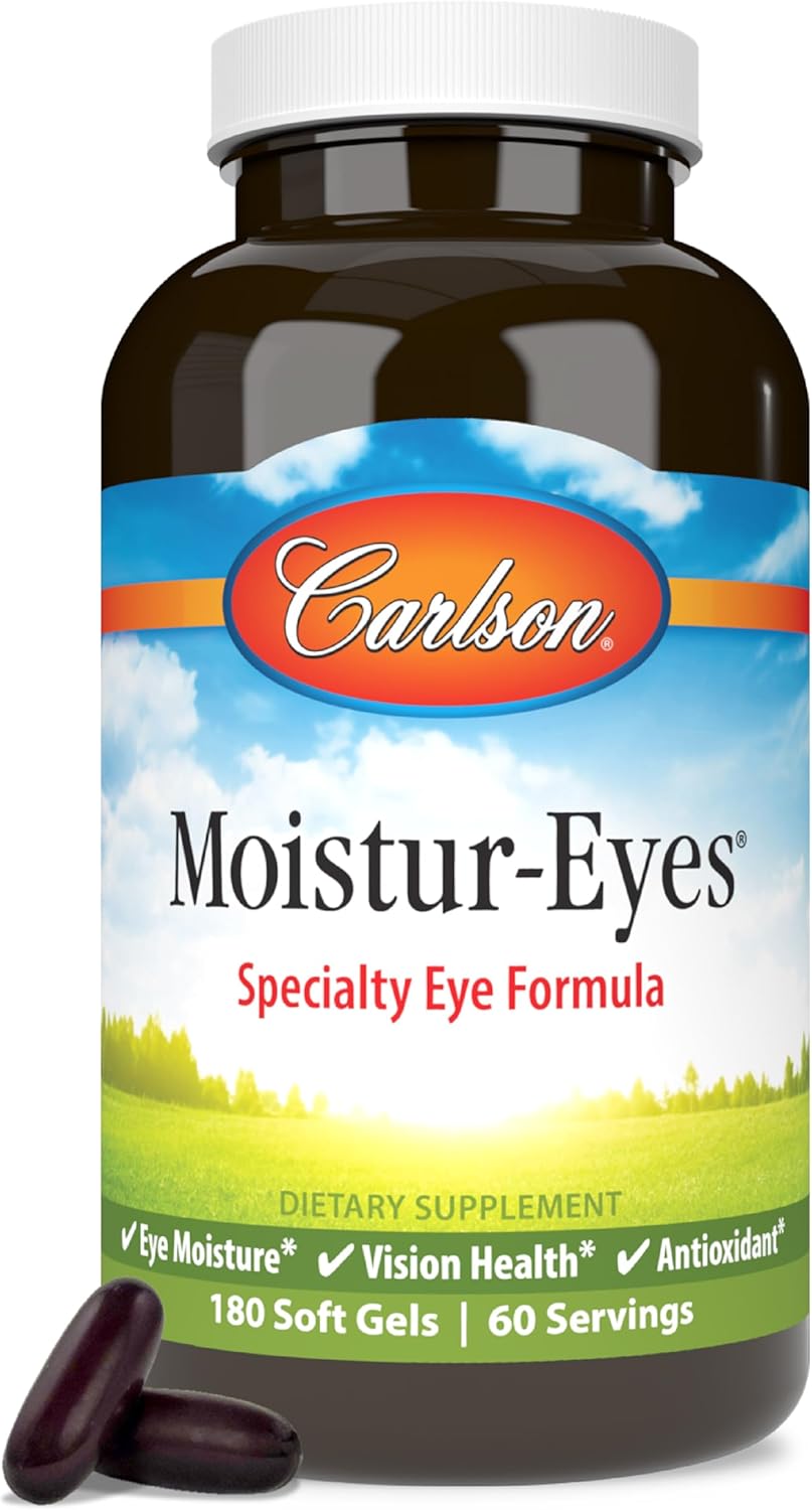 Carlson Moistur-eyes, 180 Softgels