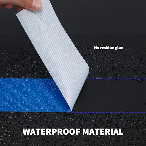 Miniatura 9 de Healifty Cinta adhesiva de una sola cara impermeable de tela adhesiva resistente al agua, cinta adhesiva de tela para bricolaje, cinta de piso para