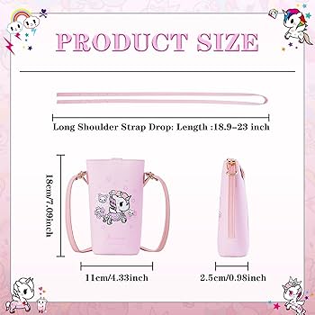 Amazon.com: MESUCA Tokidoki PU Leather Crossbody Purse, Unicorno