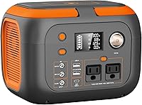 Vista 1 de SinKeu: estación de energía portátil de 300 W, generador solar al aire libre de 260 Wh/70400 mAh, paquete de batería de litio móvil, bancos