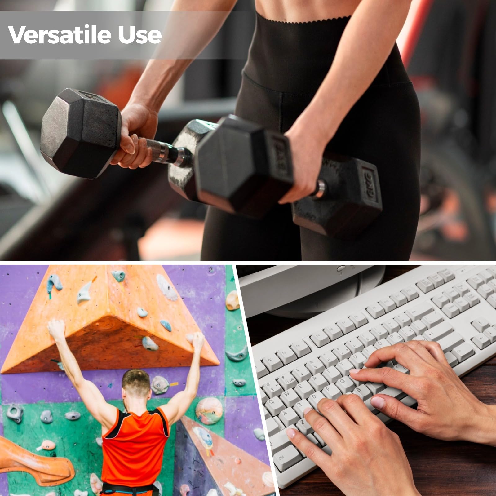 Fingerkrafttrainer, verstellbarer Handtrainer mit 30 Silikonbändern 40/60/75 lbs, Fingerstrecker für Training, Klettern und körperliche Konditionierung für Hand und Finger