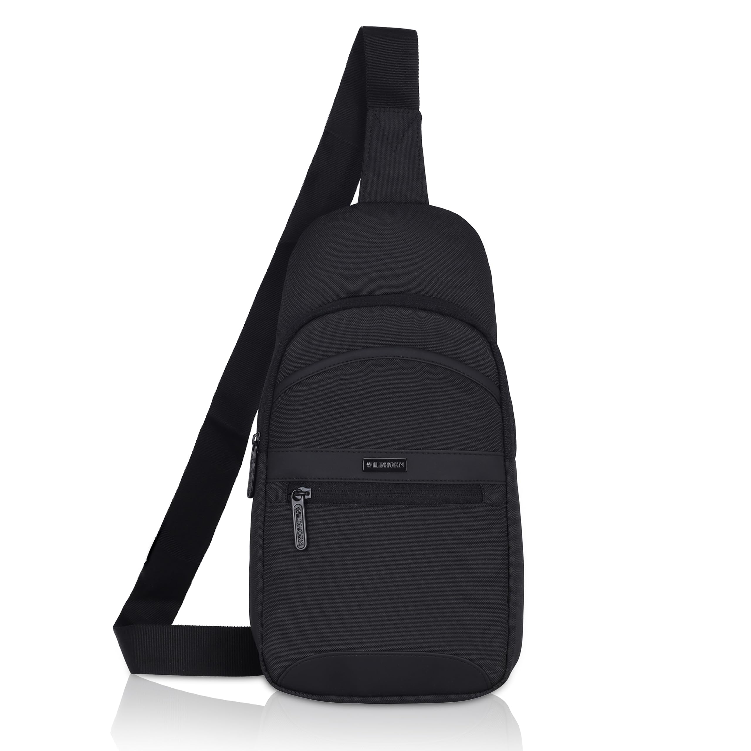 WildHorn Stylish Sling Crossbody Bag for Men,Chest Shoulder Bag for Men Women, Adjustable Strap for Commuting Travel Outdoor Activities