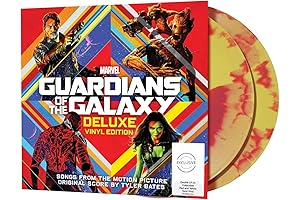 Guardians Of The Galaxy - Exclusive Limited Edition Red & Yellow Swirl...