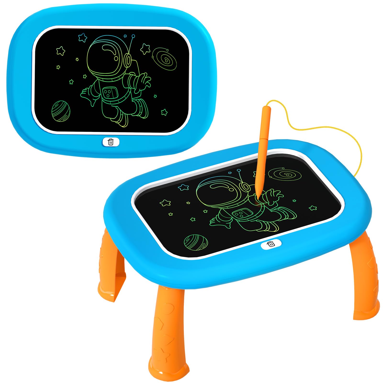 LCD Writing Tablet for Kids 1 2 3 4 5 Year Old - Toddler Educational Color Doodle Board