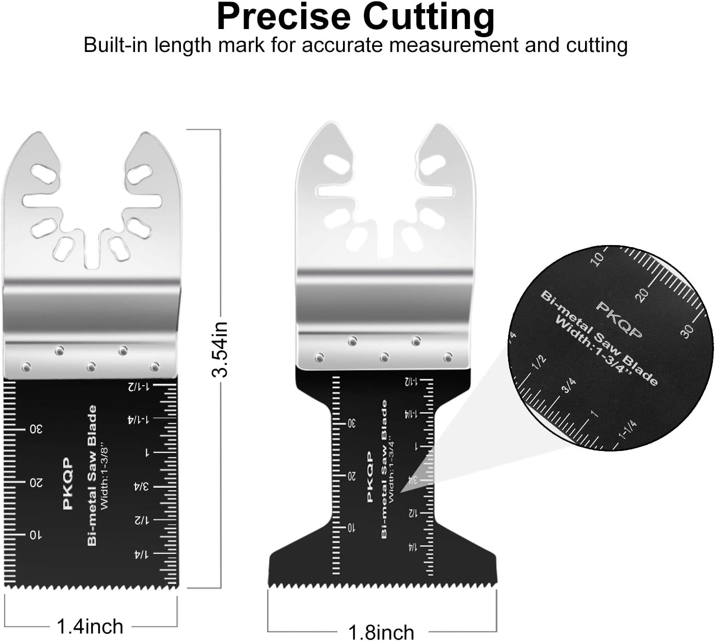 22 Oscillating Saw Blades Metal Wood Multitool Quick Release Saw Blades Compatible with DeWalt Milwaukee Porter Cable Black&Decker Bosch Dremel Craftsman Ridgid Ryobi Makita Rockwell