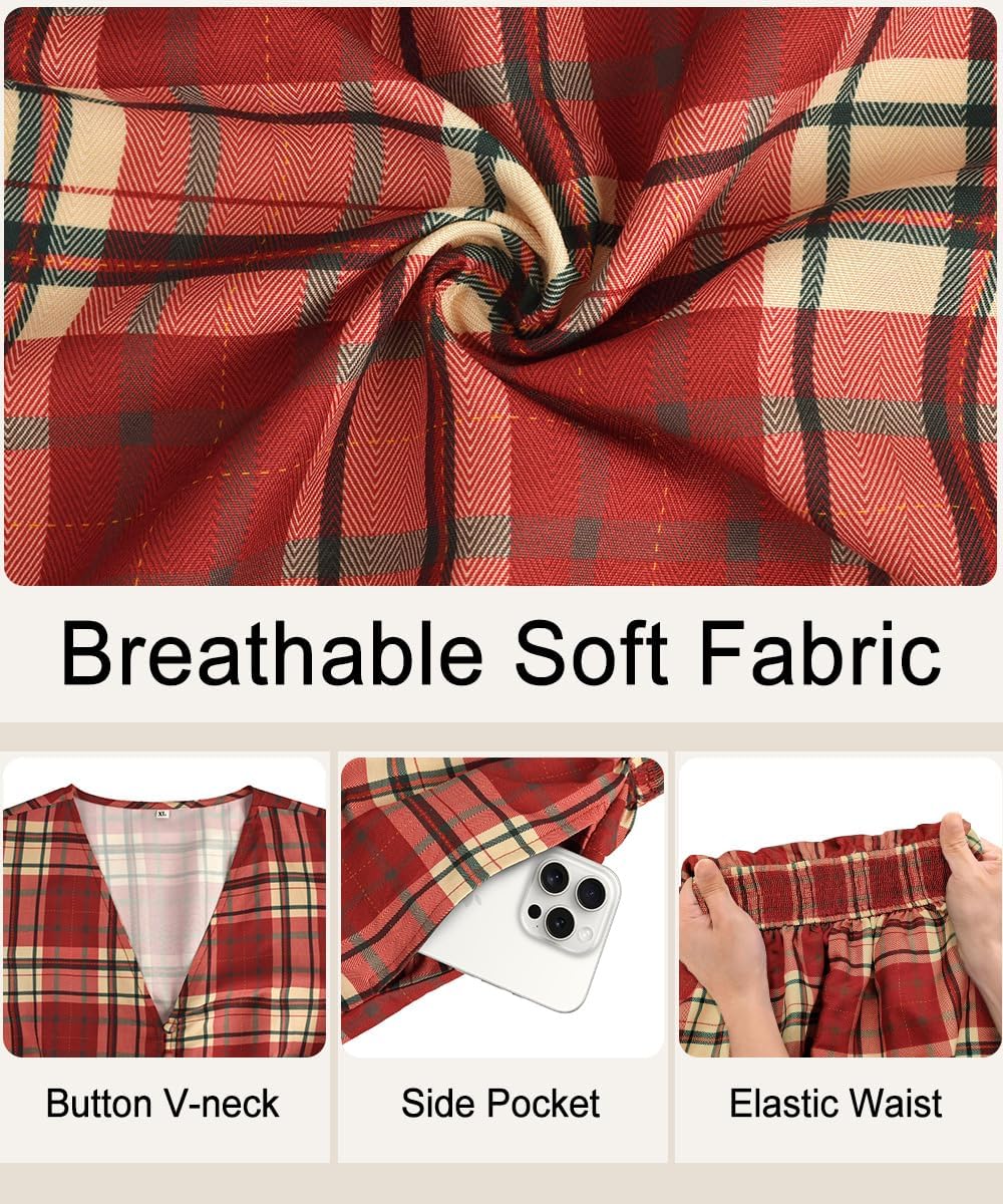 CARCOS Women's Plus Size Boho Floral Fall Dress Long Sleeve V Neck Wedding Guest Cocktail Party Flowy Midi Dress XL-5XL - Image 5