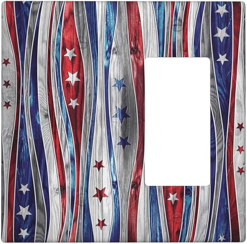 Miniatura 128 de Azulejo mediterráneo azul de 1 banda cubierta de toma de corriente Talavera mosaico mexicano marroquí mosaico dispositivo de palanca individual