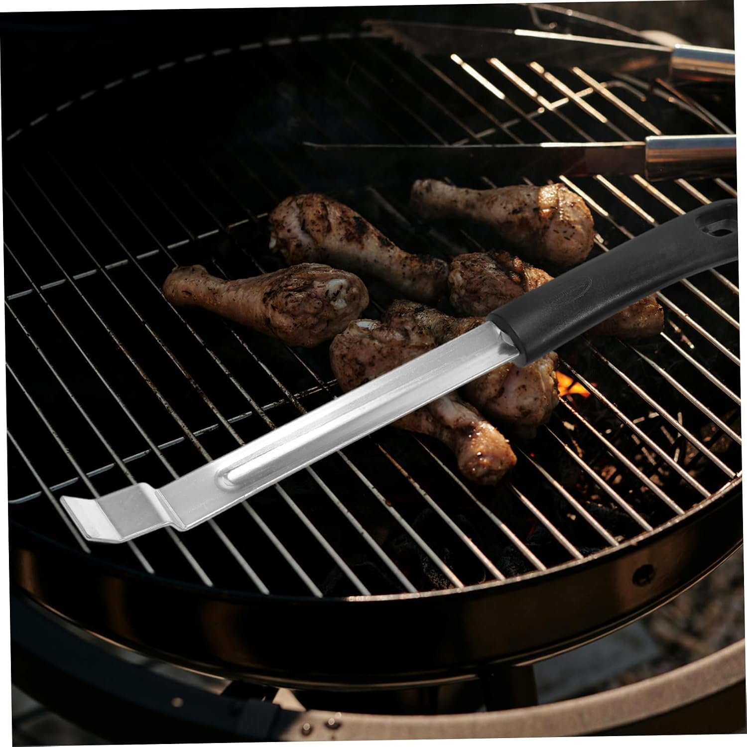 Grill Grate Lifter Tool Stainless Steel for Outdoor Barbecue Handling