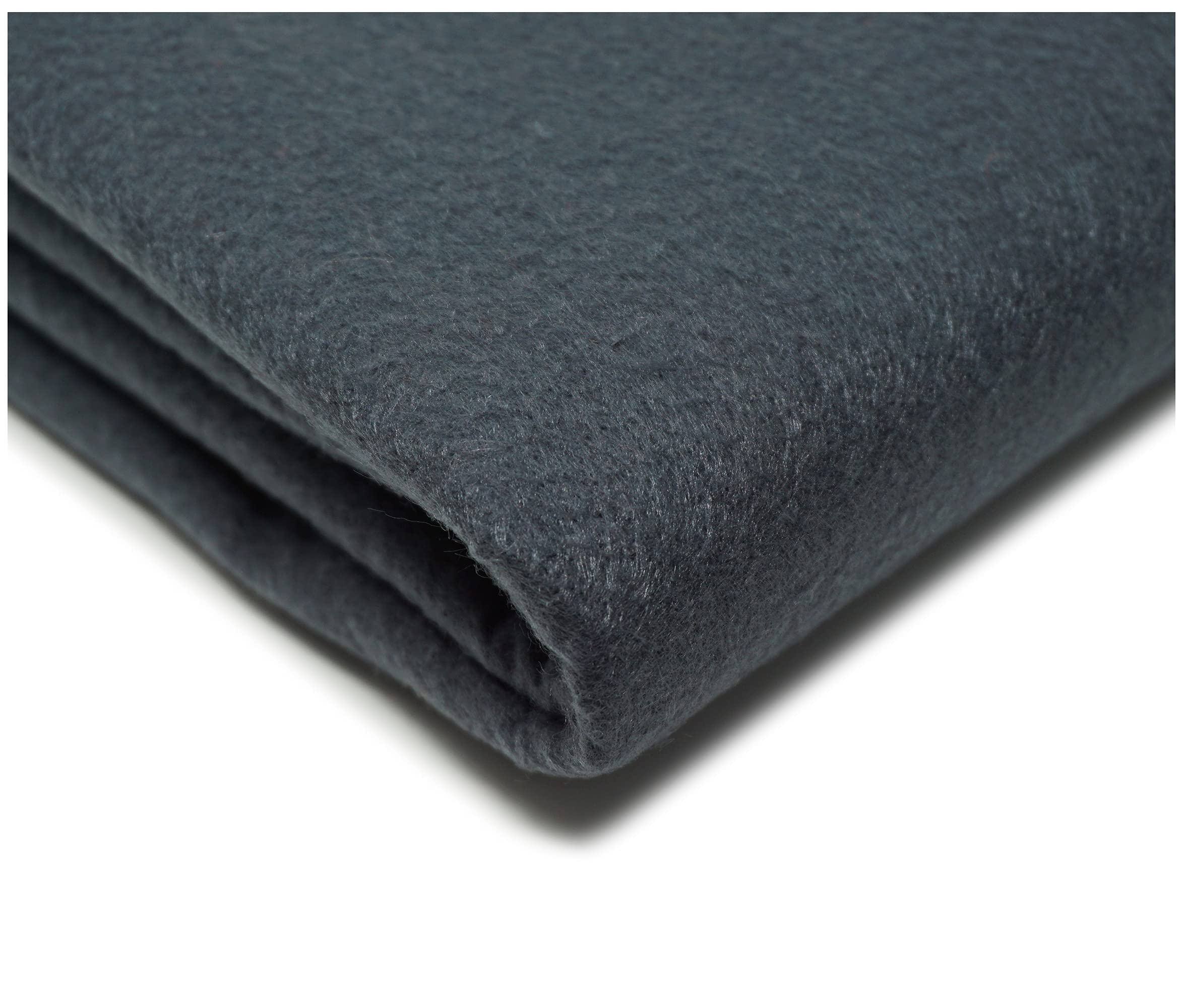 "Get Crafting" 100% Acrylic Felt Fabric Perfect for Arts & Crafts, Sewing Material - 150cm Wide, Available in 30 Vibrant Colours (Sold by The Metre, Charcoal)