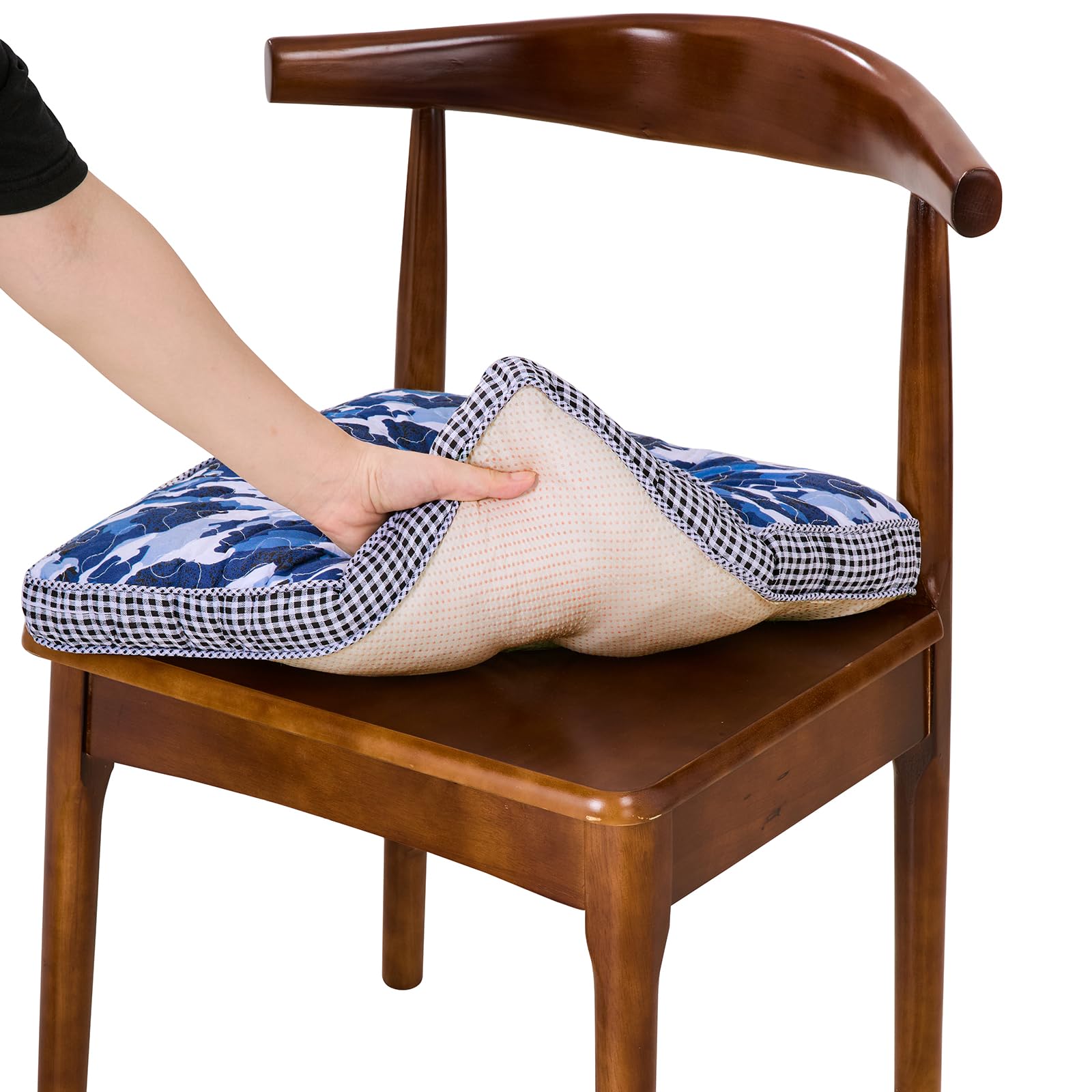 Amazon.com: vctops Boho Print Patchwork Chair Pad with Ties
