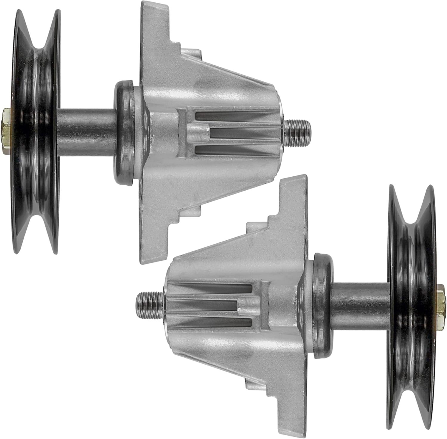 Caltric 2 Spindle Assembly 54" Deck Compatible with MTD T8400 G8600 G8400 Z6900 Z6600 ZTL54 ZTS54