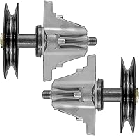 Vista 7 de Caltric Conjunto de 2 husillos de 54 pulgadas para cubierta compatible con Cub Cadet RZT-S54 RZTS54 2014 2015 2016 2017