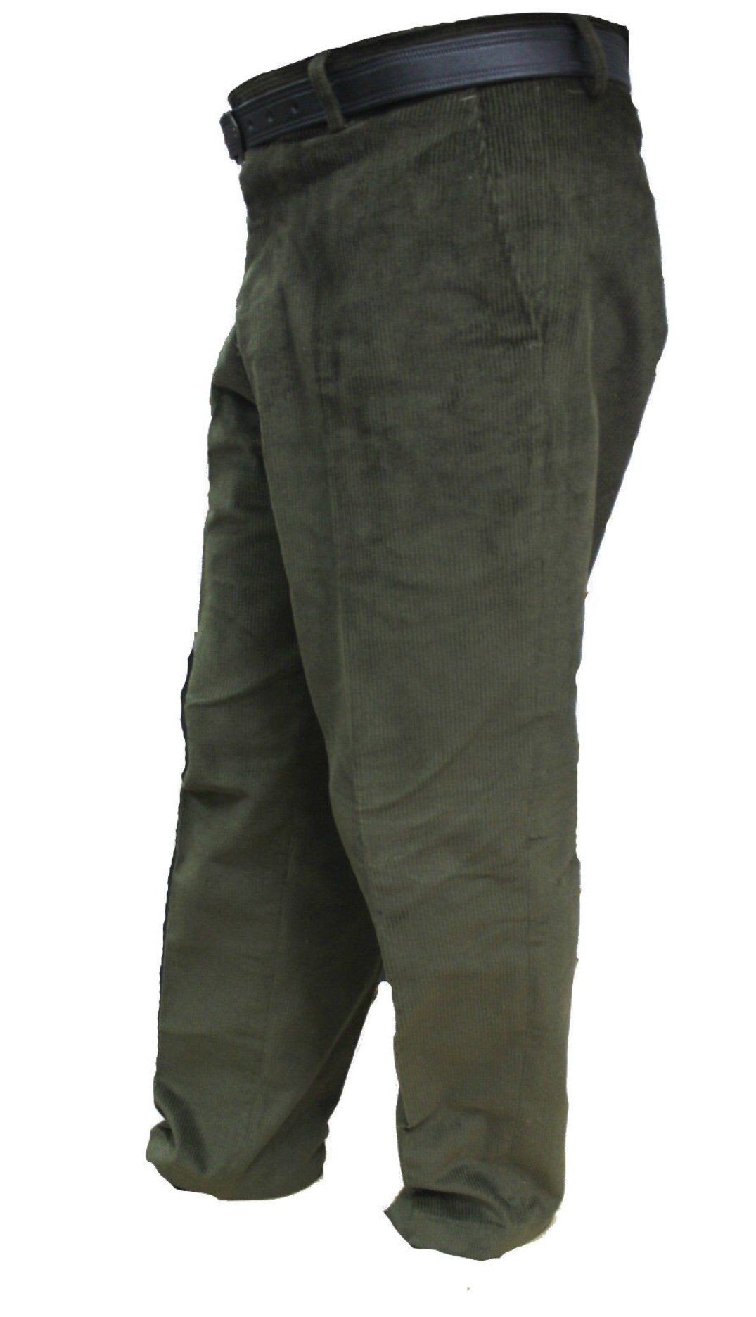 Jbc Collection Men's Olive Thick Jumbo Chunky Corduroy Trousers Size 30-50 Inside Leg 27”,29”,31” Colours Black Navy Brown