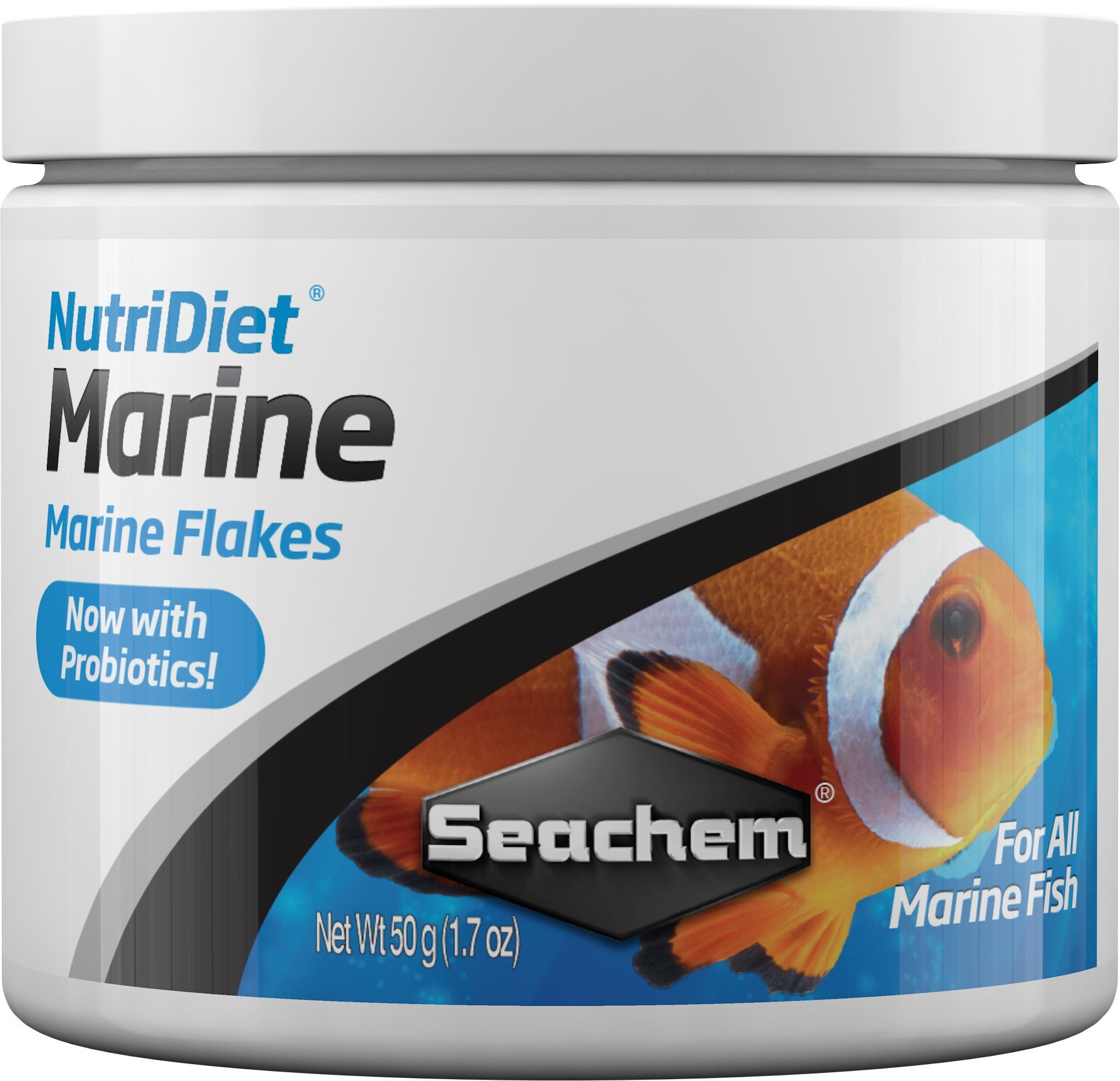 Seachem, Nutridiet Marine Flakes, with Probiotics 50 G/1.8 oz