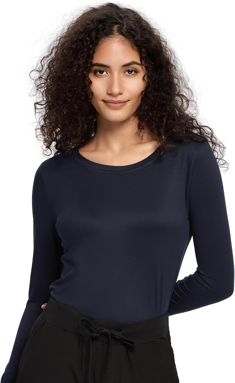 COZYFIT 3 Pack Underscrub Long Sleeve Women - Undershirts for Women Soft Fabric - Image 5