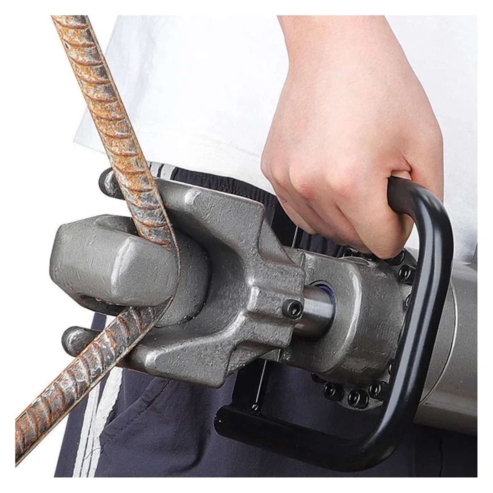 Cortador de varillas de refuerzo, Dobladora de varillas refuerzo hidráulica alta eficiencia, dobladora acero portátil, automática