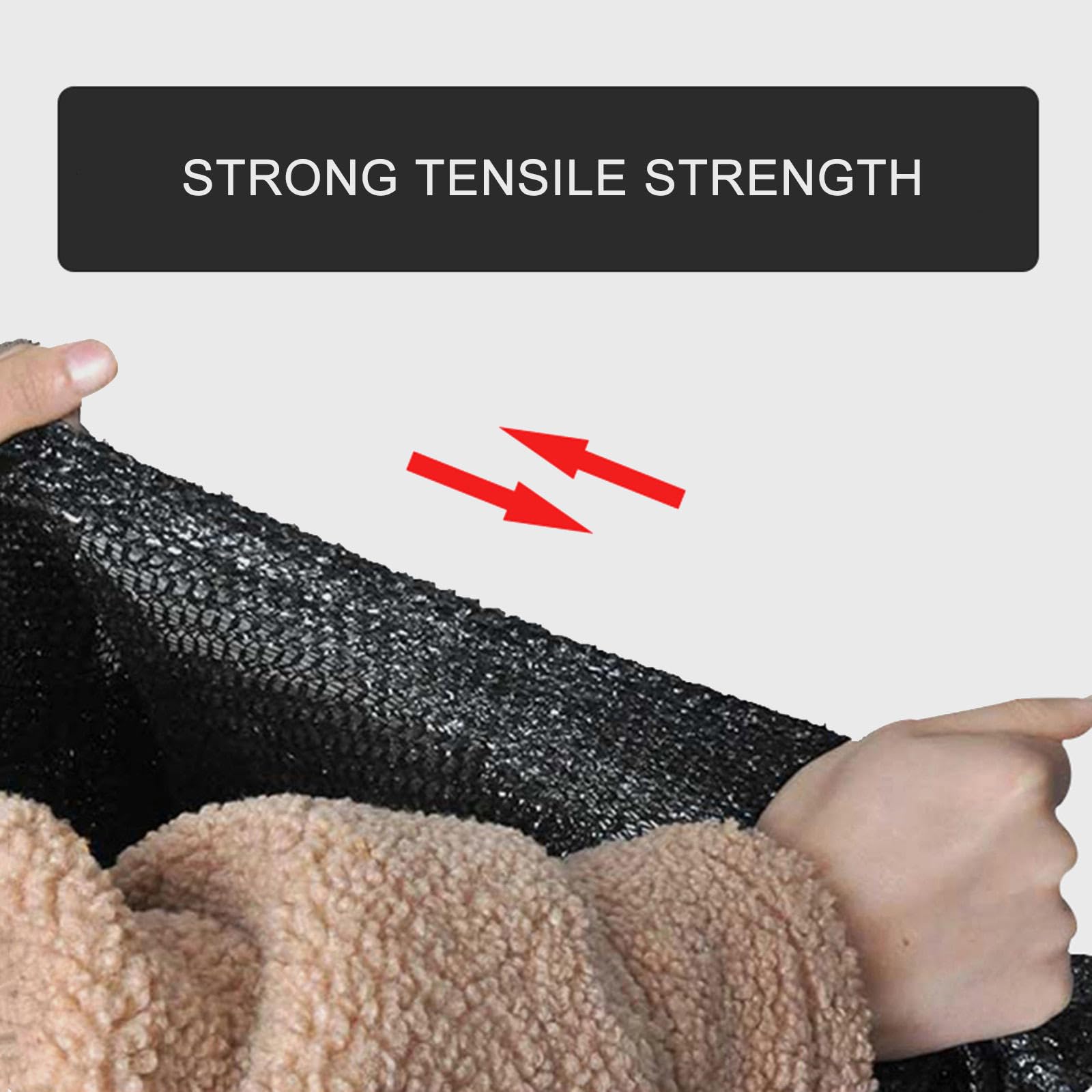 Tela 70% e para plantas, transpirable, color negro, protección UV, 1,5 x 6 m, cubierta de malla para invernadero, con ojales