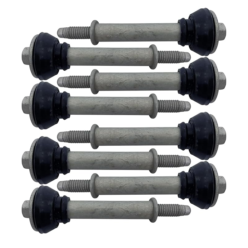 Jogo de parafusos da tampa de válvulas LS V8 EngineQuest M8 x 1,25 com vedação de borracha – 8 unidades