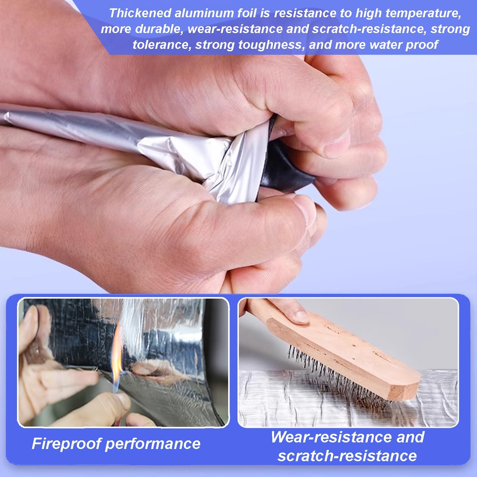 Cinta autoadhesiva de reparación de techos de asfalto, membrana impermeable, aislamiento térmico, cinta de sellado de butilo de betún para tuberías a prueba de fugas, sello de ventana
