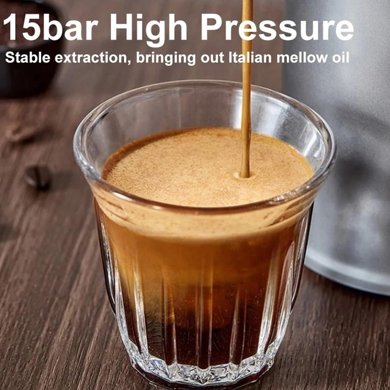 Przenośne ekspresy do kawy, Przenośny ekspres do kawy Espresso 1150 W Ekspres do kawy na kapsułki Pojedyncza porcja do kubków K i kawy mielonej na kemping, piesze wycieczki, podróże, samochód ke