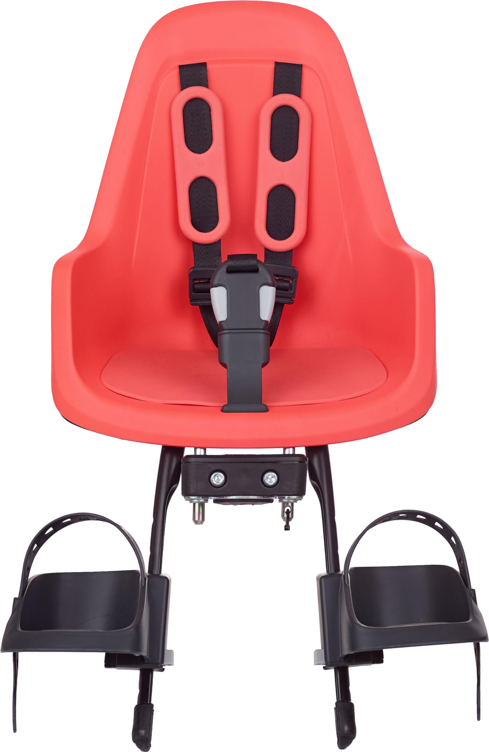 BOBIKE 8012000016 - One Mini siège Avant pour vélos avec Roues de 26" à 29" adapté aux Enfants d'un Poids Maximum de 15 kg avec ancrage dans Le Tube de Direction de Couleur Flamant Rose Ardent