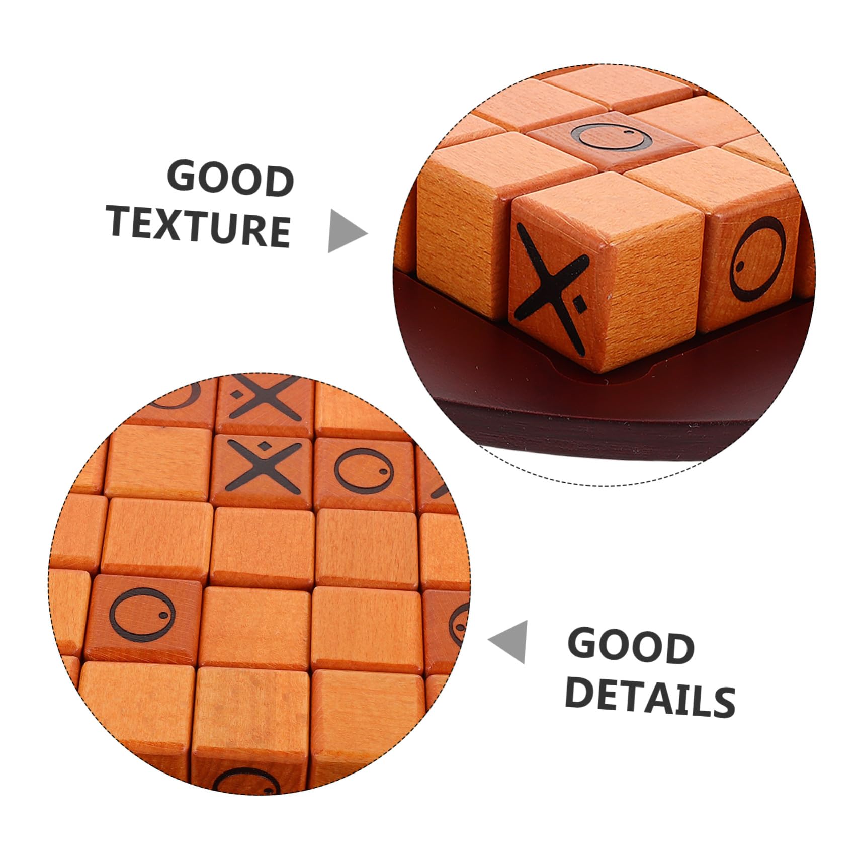 LABRIMP Gioco da Tavolo Strategico in Legno Ox Push Set di Blocchi in Legno Portatile Rompicapo Mentale per Famiglie per Feste Spiaggia e Attività all Aperto