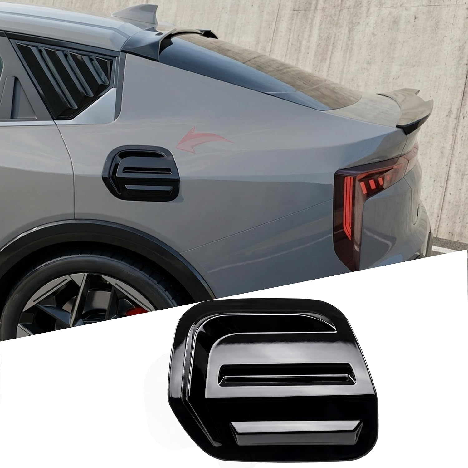 STSEV01 Gas Cap Fuel Trim Cover for KIA K4 Sedan 2025 2026 Accessories