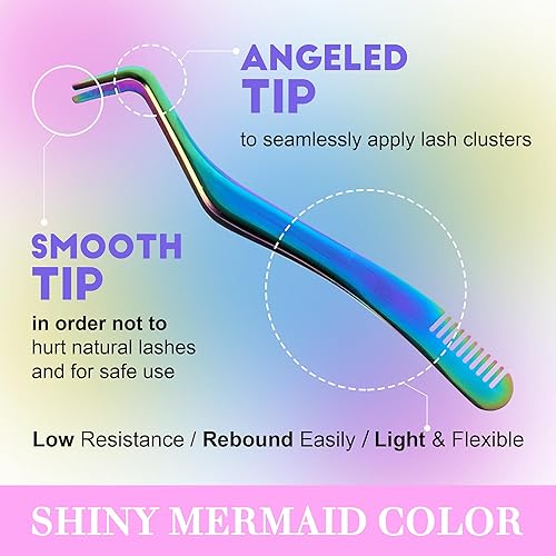 Miniatura 152 de Pawotence Extensiones de pestañas en racimo naturales 30D de 0.315-0.59 pulgadas, pestañas individuales en racimo de 280 extensiones de pestañas