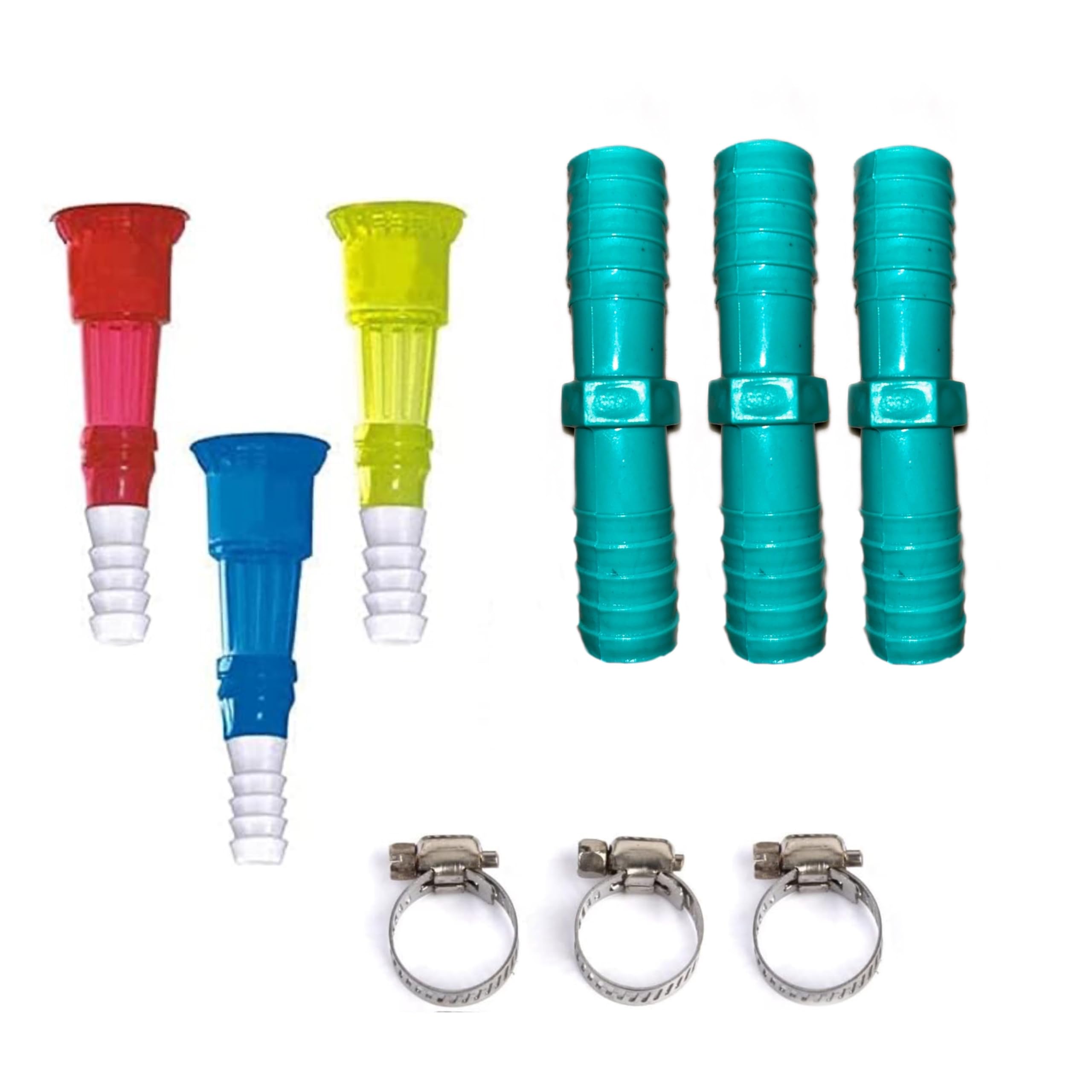AKKIAGRO 3/4 Inch pipe fittings (Set of 3, Pipe jointers, Tap connectors, Hose clamps) (B0CYR58PL9) Amazon Price History, Amazon Price Tracker