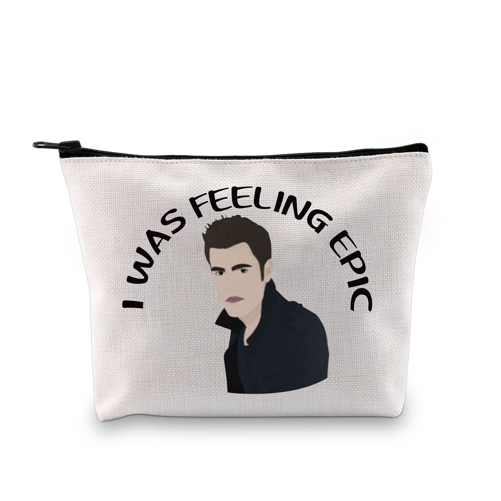 Stefan Inspired Gift Vampire Fans Gift I Was Feeling Epic Makeup Bag for Women Girls, Feeling Epic Makeup, Medium