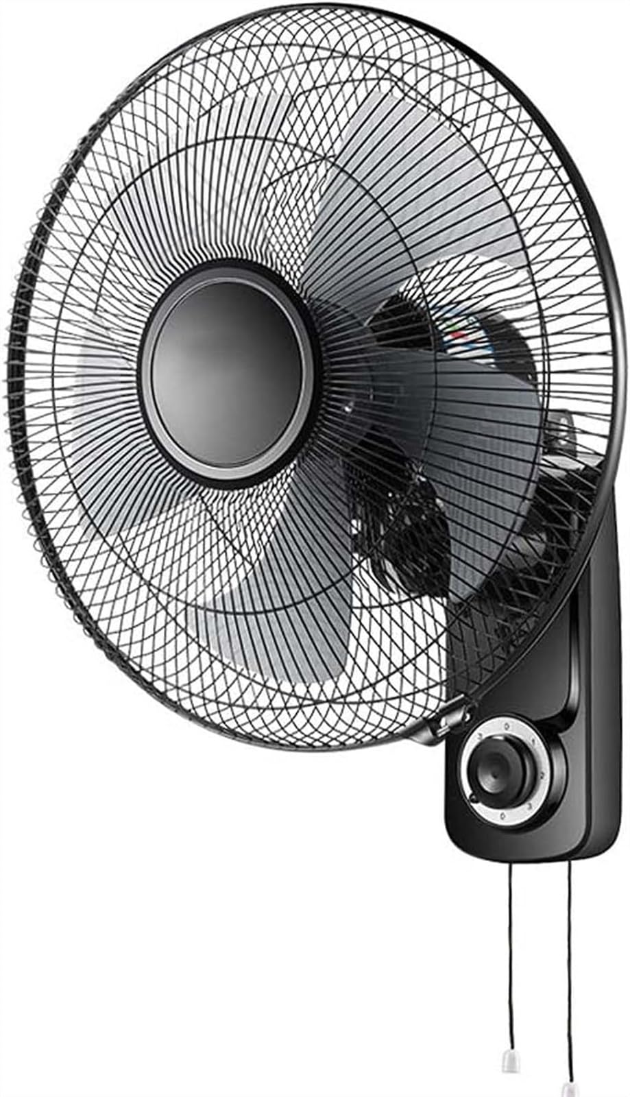 asdchZen Wall Mounted Pedestal Fan, 3-Speed Quiet Remote Control Oscillating High-Volume Fan For Restaurant, Warehouse, Basement