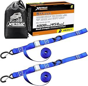 XSTRAP STANDARD Motorcycle Tie Down Straps (2-Pack)
