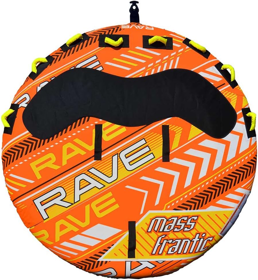 RAVE Sports Mass Frantic 4 Person Towable Tube 2.0 Edition