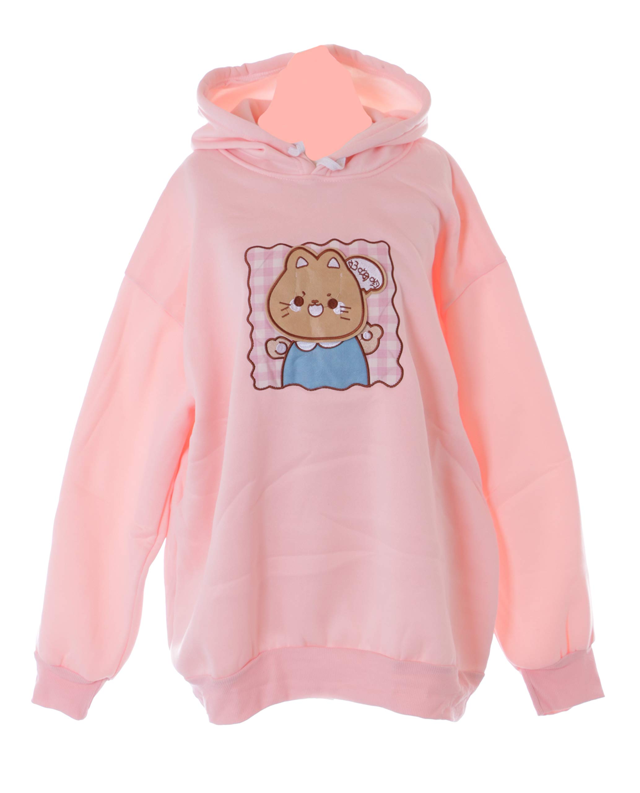 Cappotto con cappuccio con orecchie di gatto in stile dolce ragazza
